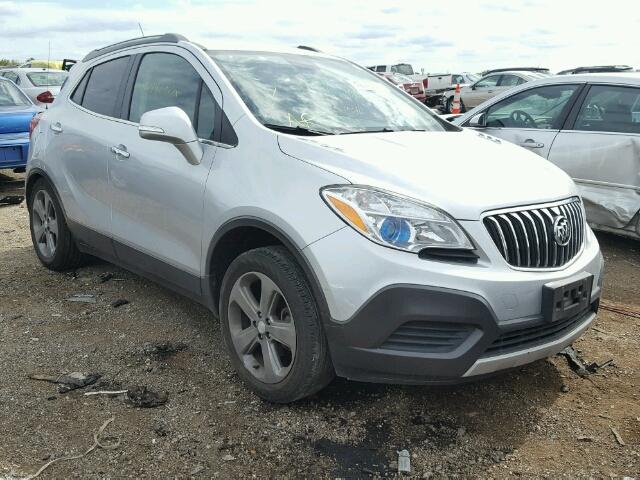 KL4CJASB1EB777453 - 2014 BUICK ENCORE SILVER photo 1