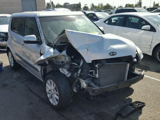 KNDJT2A69D7755042 - 2013 KIA SOUL + SILVER photo 1