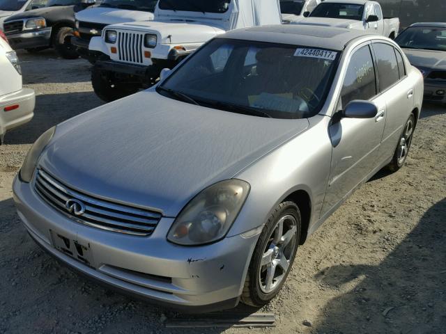 JNKCV51E83M318692 - 2003 INFINITI G35 SILVER photo 2