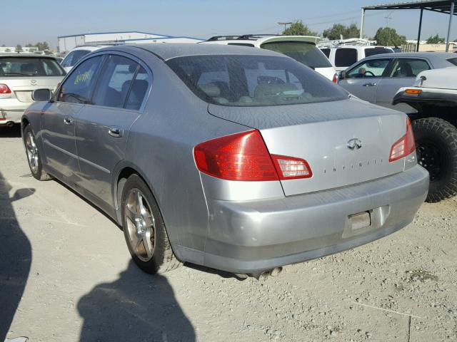 JNKCV51E83M318692 - 2003 INFINITI G35 SILVER photo 3