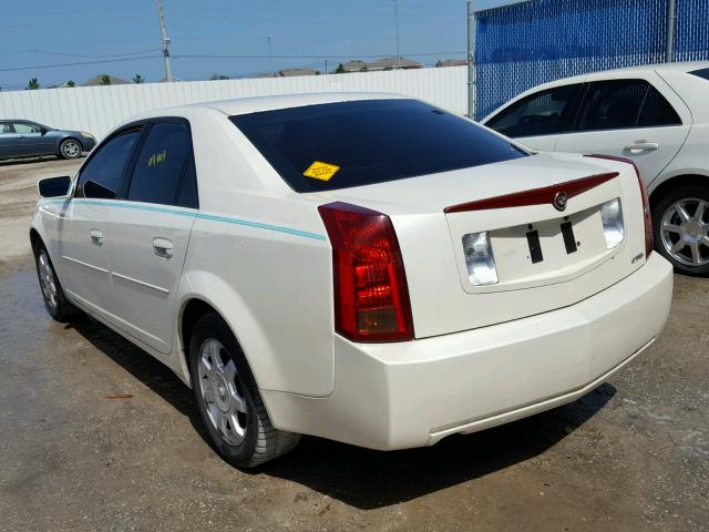 1G6DM57N130149707 - 2003 CADILLAC CTS WHITE photo 3