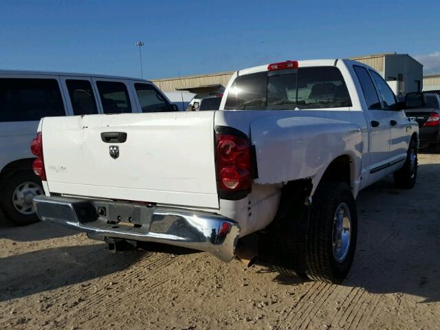 3D7ML48A17G822864 - 2007 DODGE RAM 3500 S WHITE photo 4