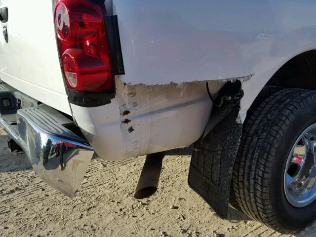 3D7ML48A17G822864 - 2007 DODGE RAM 3500 S WHITE photo 9