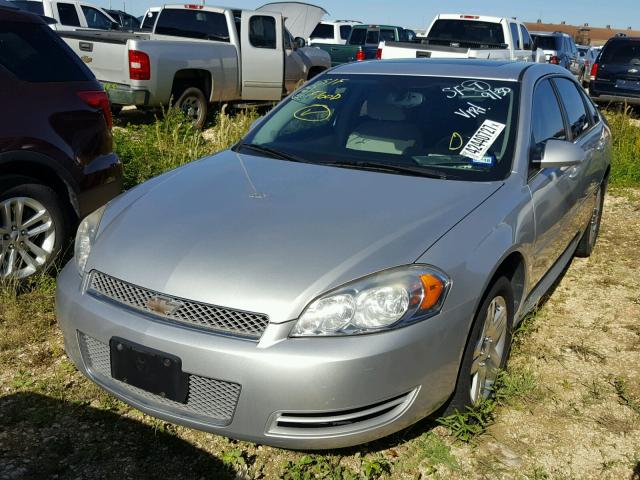 2G1WG5E32D1199125 - 2013 CHEVROLET IMPALA LT SILVER photo 2