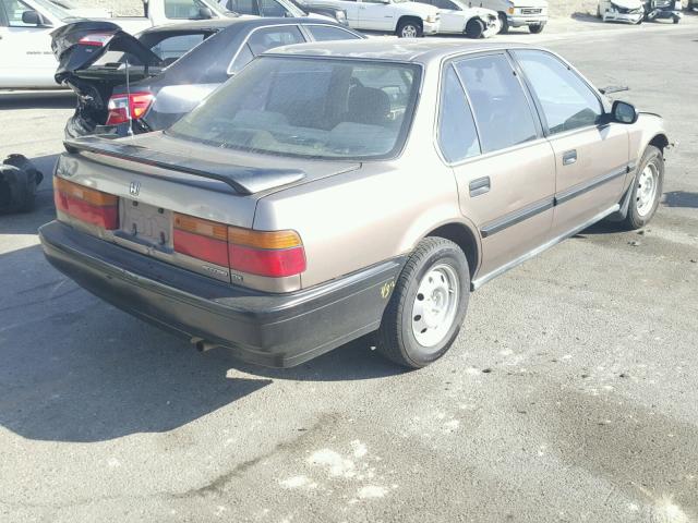 JHMCB7541LC088764 - 1990 HONDA ACCORD DX BROWN photo 4