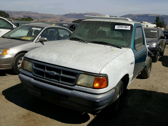 1FTCR10AXRUE28942 - 1994 FORD RANGER WHITE photo 2