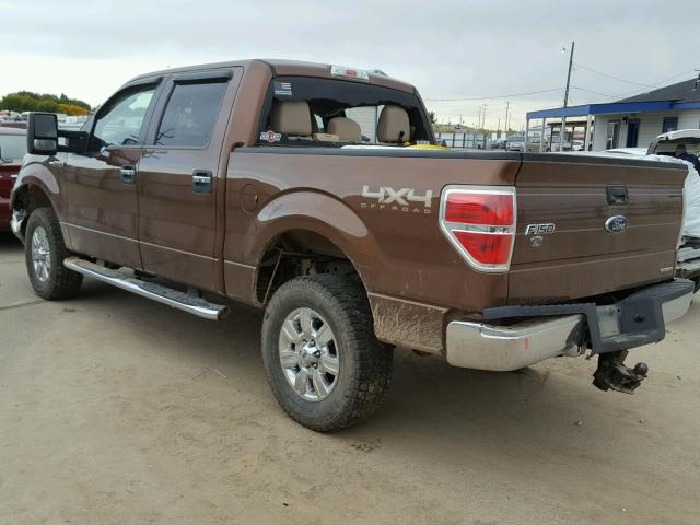 1FTFW1EF9BFA18038 - 2011 FORD F150 SUPER BROWN photo 3