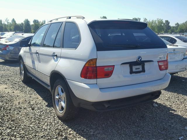 WBAFA53501LM76712 - 2001 BMW X5 3.0I WHITE photo 3