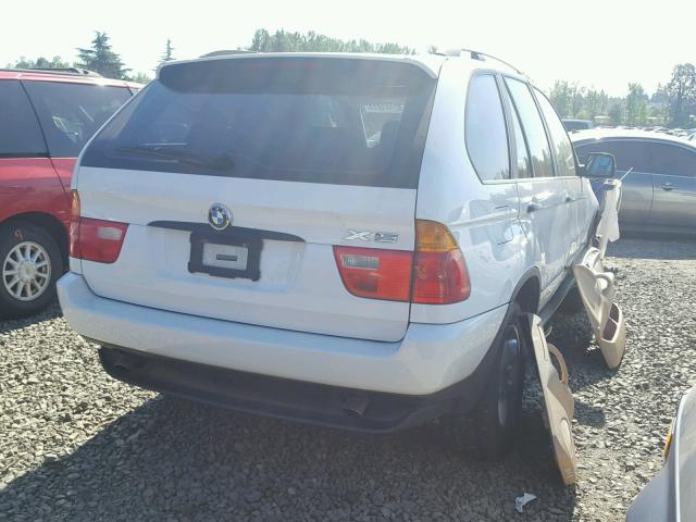 WBAFA53501LM76712 - 2001 BMW X5 3.0I WHITE photo 4