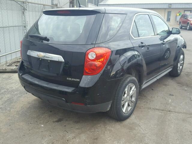 2GNALBEK9C6137698 - 2012 CHEVROLET EQUINOX LS BLACK photo 4