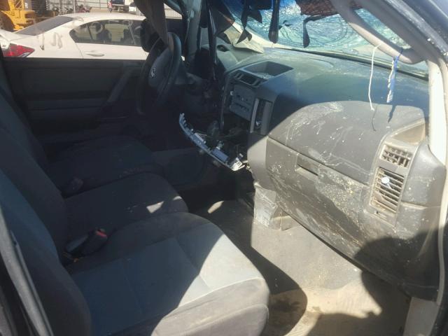 1N6AA07A74N567182 - 2004 NISSAN TITAN XE GRAY photo 5