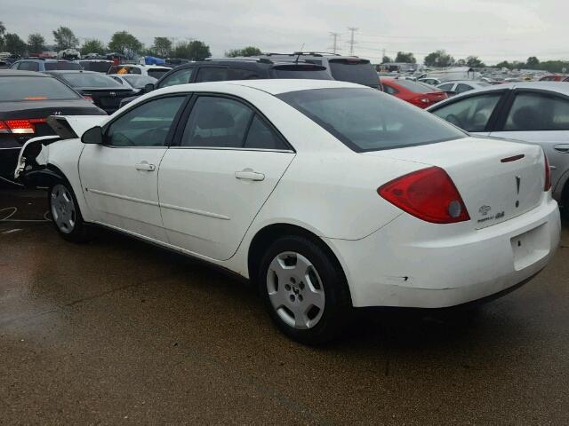 1G2ZF58B974161737 - 2007 PONTIAC G6 WHITE photo 3