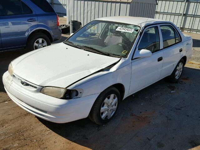 1NXBR12E2XZ152521 - 1999 TOYOTA COROLLA WHITE photo 2