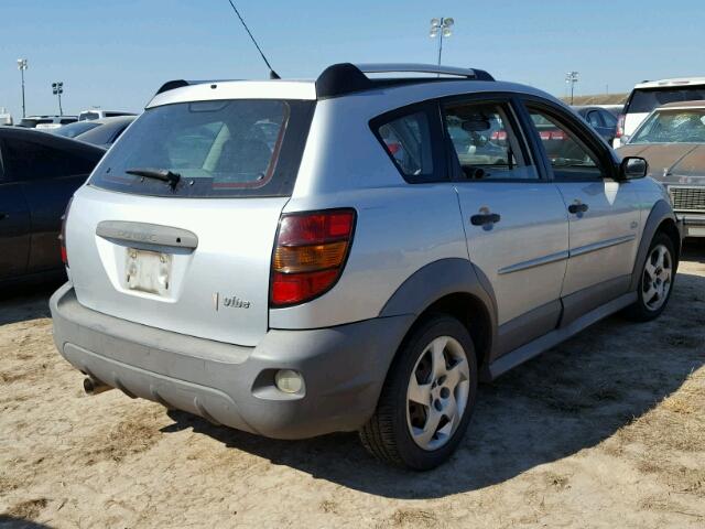 5Y2SL65858Z419177 - 2008 PONTIAC VIBE SILVER photo 4