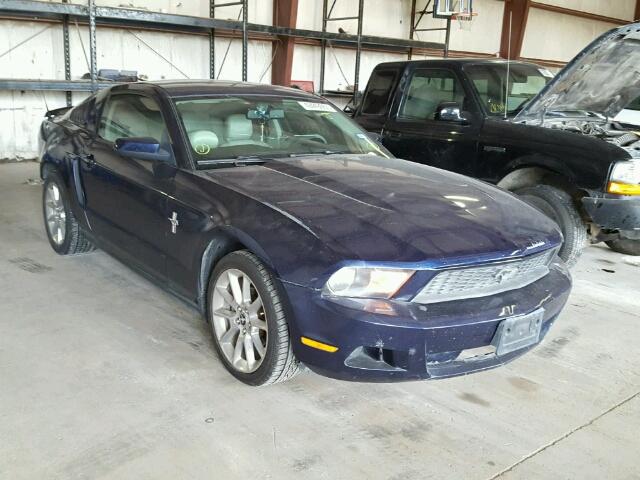 1ZVBP8AN4A5147162 - 2010 FORD MUSTANG BLUE photo 1