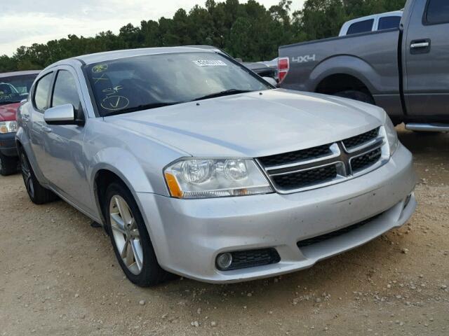 1B3BD1FG3BN534821 - 2011 DODGE AVENGER SILVER photo 1