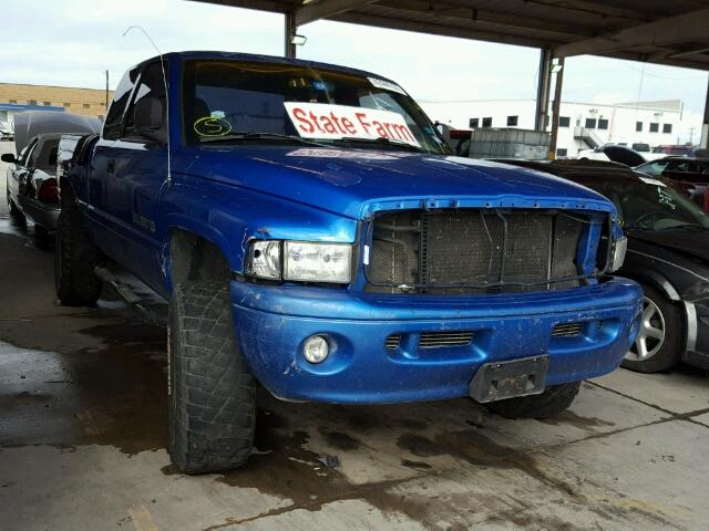 1B7HF13Z4XJ582593 - 1999 DODGE RAM 1500 BLUE photo 1