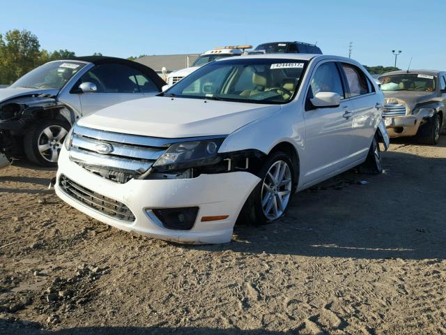 3FAHP0JAXAR159248 - 2010 FORD FUSION SEL WHITE photo 2