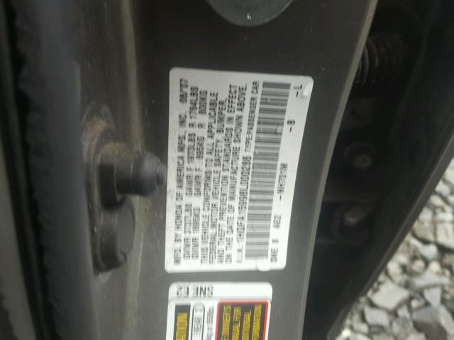 1HGFA15998L000286 - 2008 HONDA CIVIC EXL GRAY photo 10