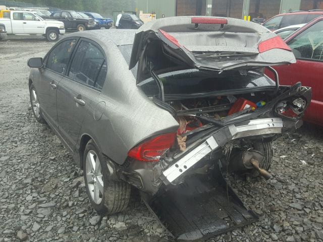 1HGFA15998L000286 - 2008 HONDA CIVIC EXL GRAY photo 3