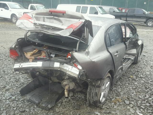 1HGFA15998L000286 - 2008 HONDA CIVIC EXL GRAY photo 4