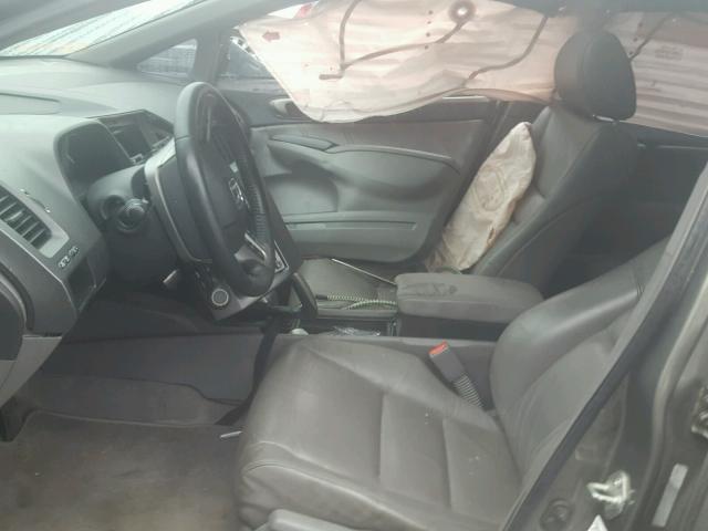 1HGFA15998L000286 - 2008 HONDA CIVIC EXL GRAY photo 5