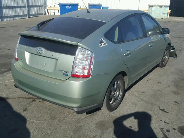 JTDKB20U777609539 - 2007 TOYOTA PRIUS GREEN photo 4