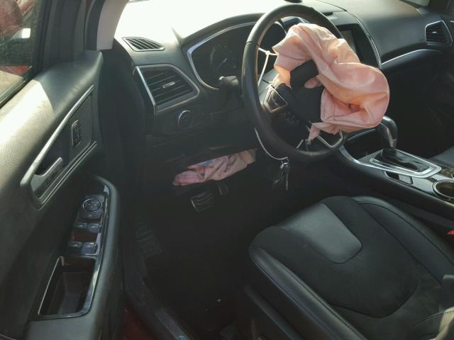 2FMTK3AP7FBB21518 - 2015 FORD EDGE Червоний фото 9
