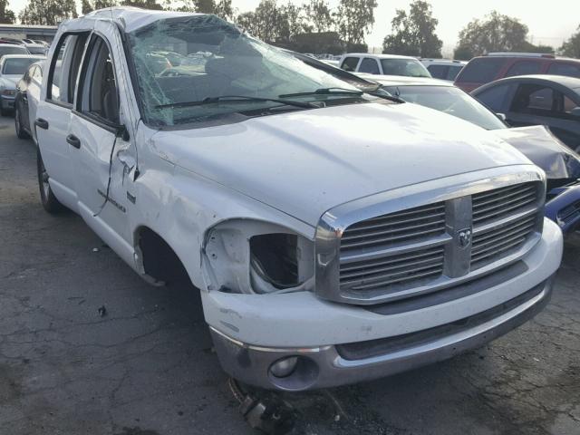 1D7HA18237S246427 - 2007 DODGE RAM 1500 S WHITE photo 1