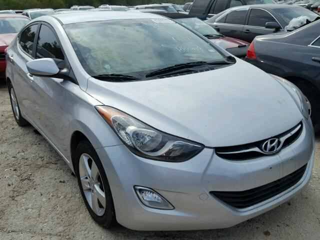 KMHDH4AE7DU888218 - 2013 HYUNDAI ELANTRA SILVER photo 1