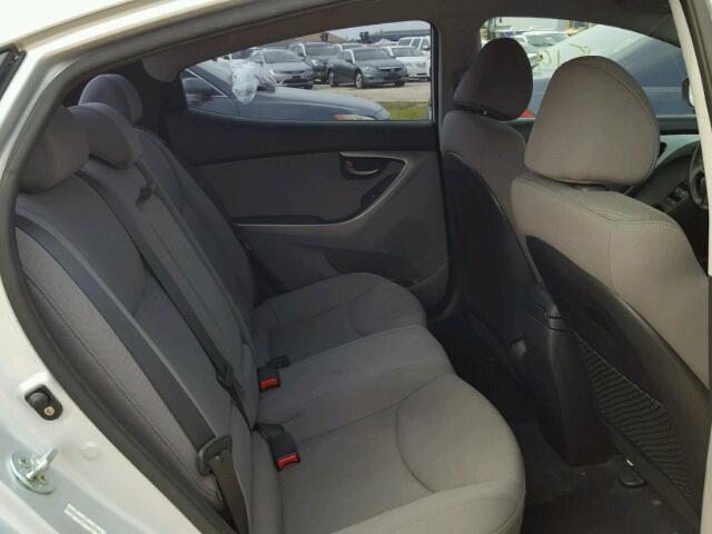 KMHDH4AE7DU888218 - 2013 HYUNDAI ELANTRA SILVER photo 6