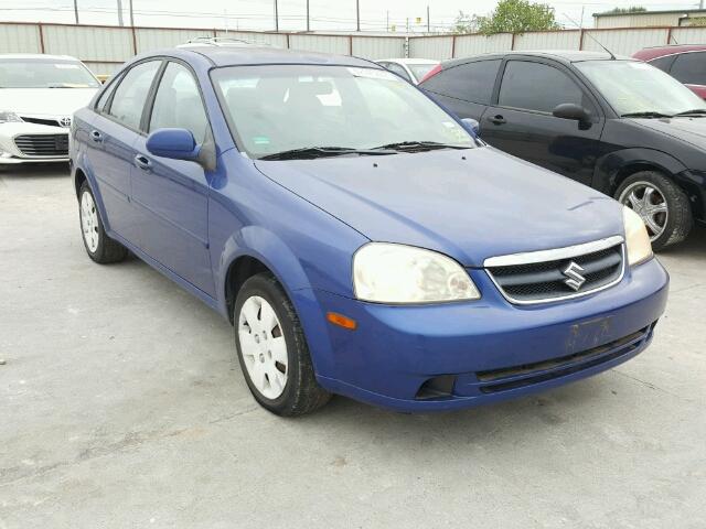 KL5JD56Z76K375205 - 2006 SUZUKI FORENZA BLUE photo 1