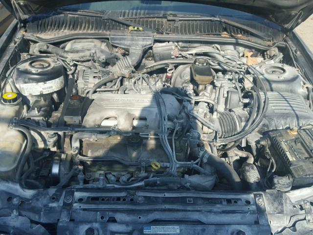 1G2NW12M7TC845025 - 1996 PONTIAC GRAND AM G BLACK photo 7