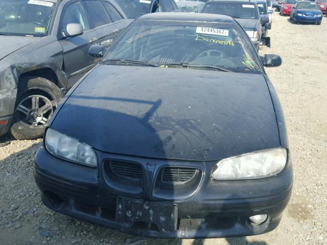 1G2NW12M7TC845025 - 1996 PONTIAC GRAND AM G BLACK photo 9