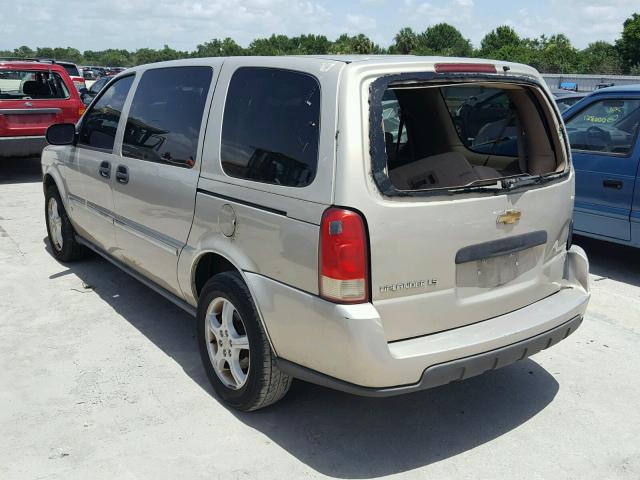 1GNDV23147D167832 - 2007 CHEVROLET UPLANDER L 金色 照片 3
