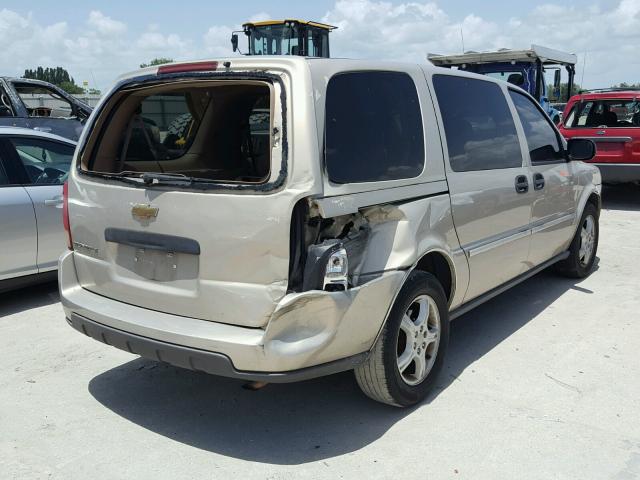 1GNDV23147D167832 - 2007 CHEVROLET UPLANDER L GOLD photo 4