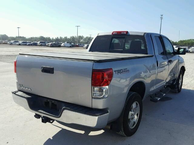 5TFRY5F11DX144778 - 2013 TOYOTA TUNDRA SILVER photo 4