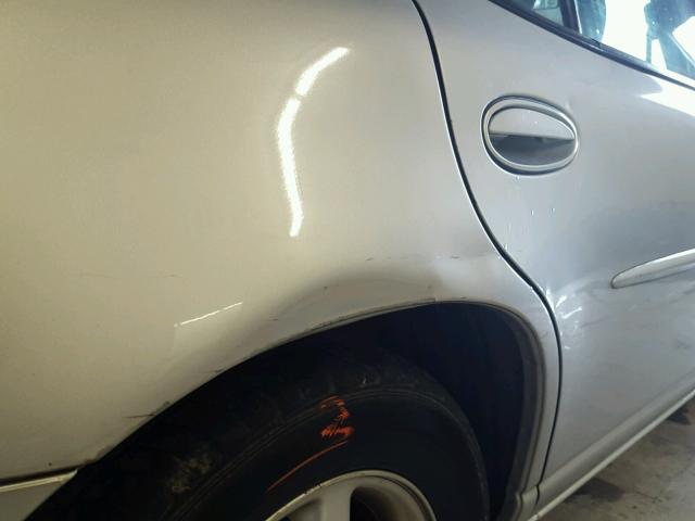 1G2WK52J62F186722 - 2002 PONTIAC GRAND PRIX ვერცხლისფერი ფოტო 9