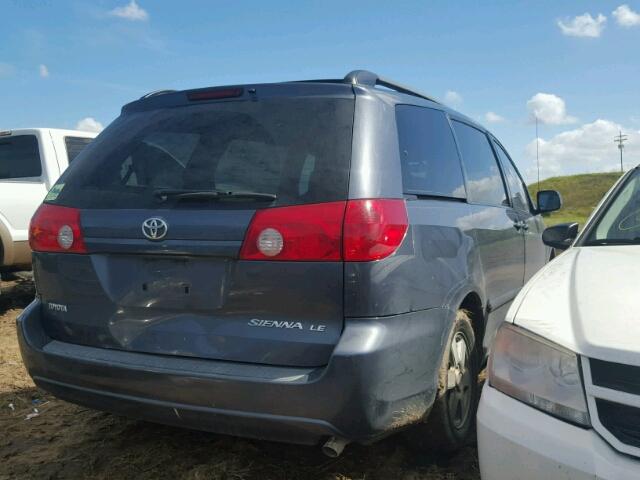 5TDZA23C26S482465 - 2006 TOYOTA SIENNA GRAY photo 4