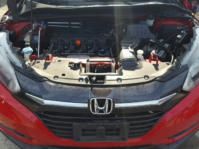 3CZRU6H58GM750584 - 2016 HONDA HR-V EX RED photo 7