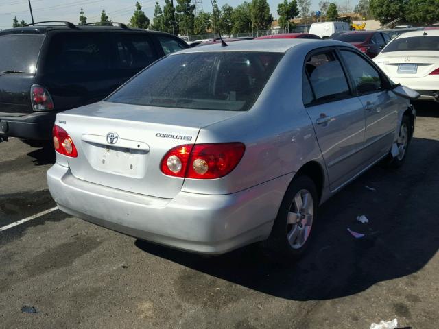 1NXBR32E37Z814554 - 2007 TOYOTA COROLLA CE SILVER photo 4