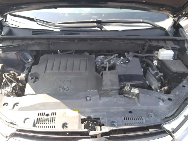 5TDKKRFH3ES028397 - 2014 TOYOTA HIGHLANDER შავი ფოტო 7