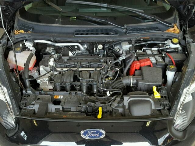 3FADP4AJ9GM206944 - 2016 FORD FIESTA BLACK photo 7