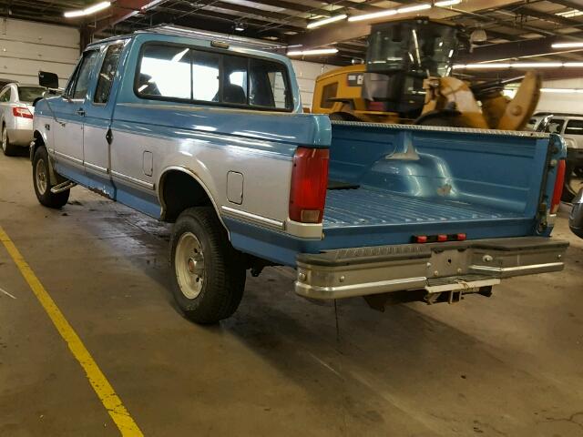 1FTEX14N9PKB70286 - 1993 FORD F150 TWO TONE photo 3