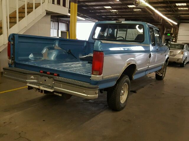 1FTEX14N9PKB70286 - 1993 FORD F150 TWO TONE photo 4