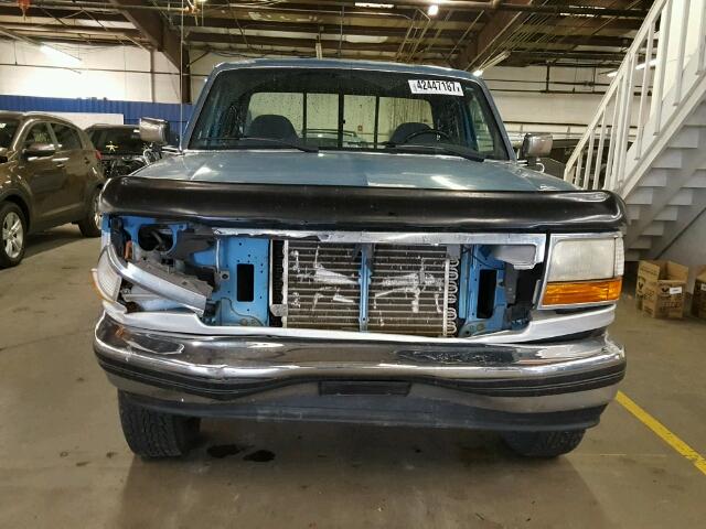 1FTEX14N9PKB70286 - 1993 FORD F150 TWO TONE photo 9