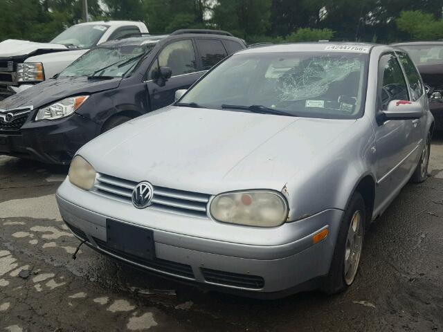 9BWBL61J344009788 - 2004 VOLKSWAGEN GOLF GL GRAY photo 2