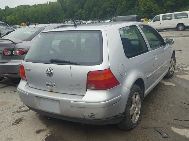 9BWBL61J344009788 - 2004 VOLKSWAGEN GOLF GL GRAY photo 4