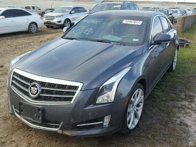 1G6AE5S30D0114597 - 2013 CADILLAC ATS GRAY photo 2