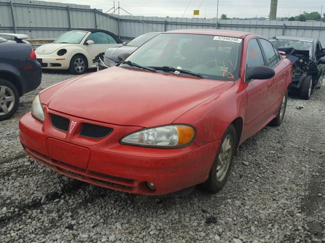 1G2NF52EX4C245729 - 2004 PONTIAC GRAND AM S RED photo 2